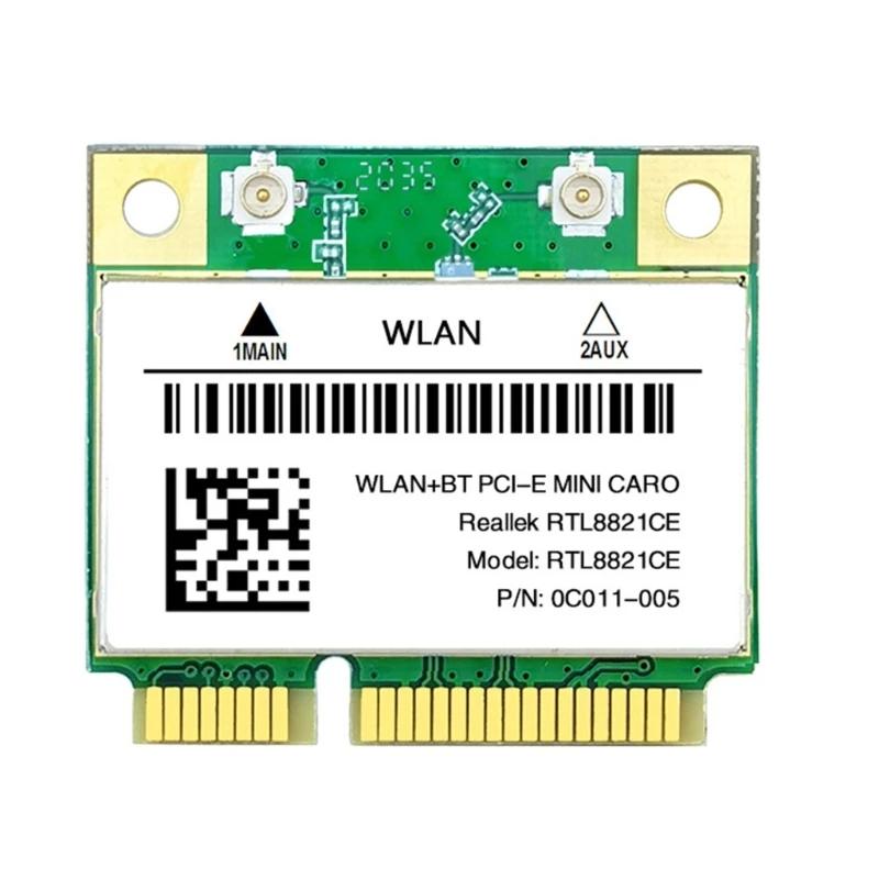 RTL8821CE ̴ PCI-E ī,   ī, 802.11AC 2.4/5G BT5, 1200M